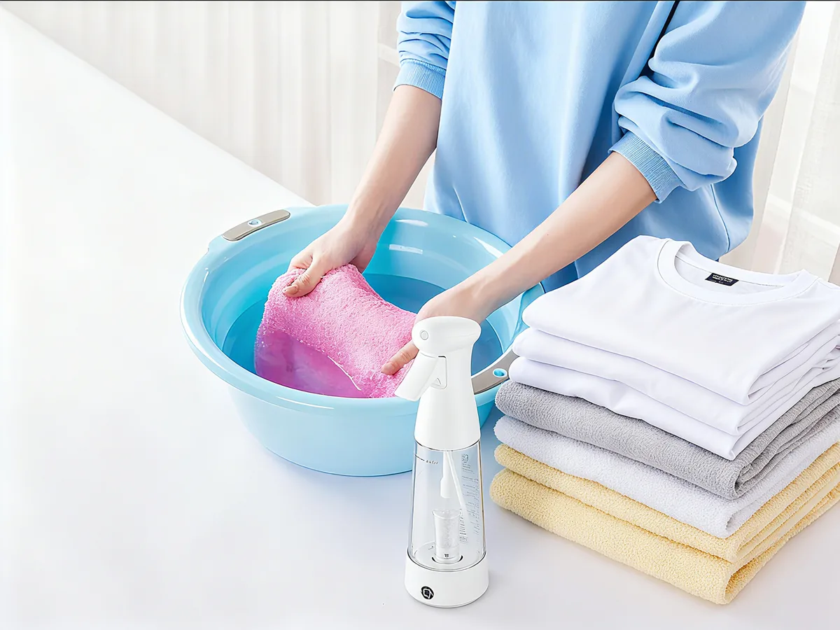 Customer-supplied illustration of textile care